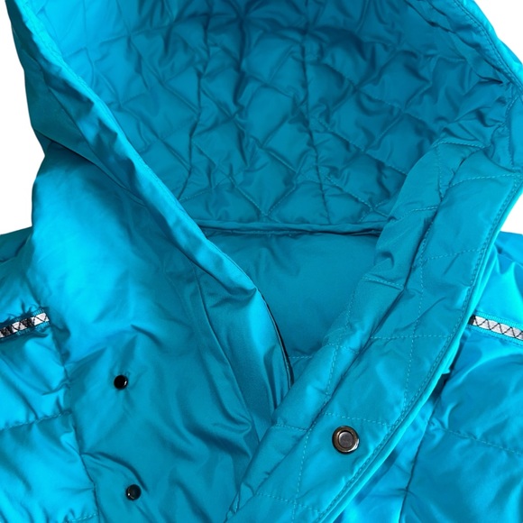 Lululemon Fluff Off Pullover Goose Down Light Aqua Blue Sz 6 - Picture 13 of 17